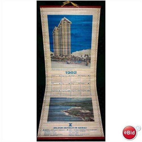 1982 Hilton Hawaiian Village Grand Opening Calendar