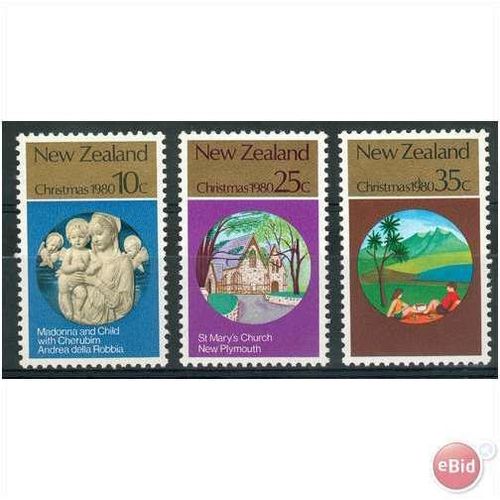 New Zealand stamps 1980 - SG 1229-1231 - Christmas - MNH