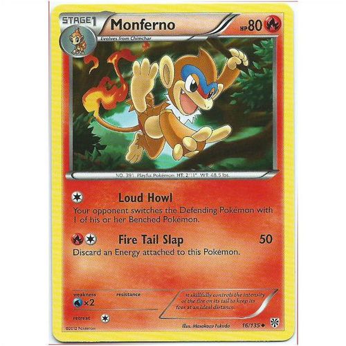 Pokemon Black & White Plasma Storm - #16/135 - Monferno