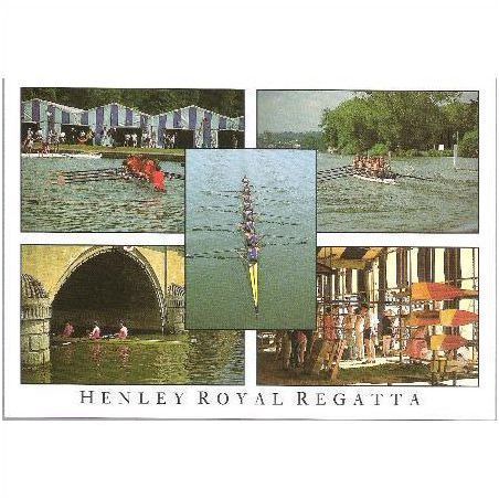 Henley-on-Thames, Oxfordshire - Henley Royal Regatta multiview postcard