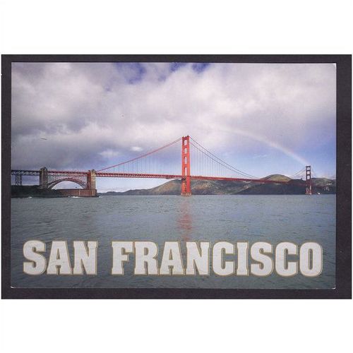 AMERICAN POST CARD - SAN FRANCISCO. THE GOLDEN GATE BRIDGE - UNUSED