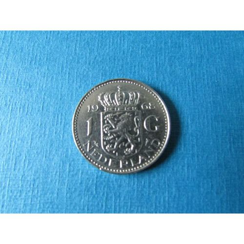 1968 NETHERLANDS ONE GULDEN. K