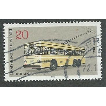 BERLIN -1973 20pf 'BERLIN BUSES' FINE USED (EBID49-696)
