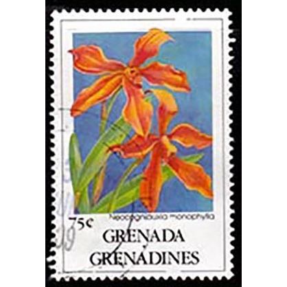 Grenada Grenadines 1991 Flower 75c Used Stamp