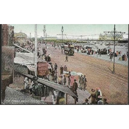 Great Yarmouth, Norfolk - Front, pier, tram - 'Ross' postcard c.1904-10