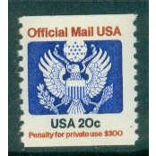 O135 20c Eagle Fine MNH Q1326