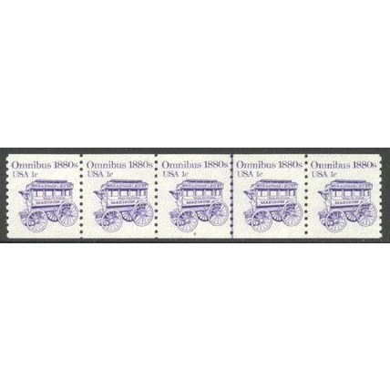 1897 1c Omnibus Fine MNH Dry Gum PNC 6/5 P0738