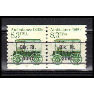 2231 8.3c Ambulance Very Fine MHR Dry Gum CNP Left 2 PA0897