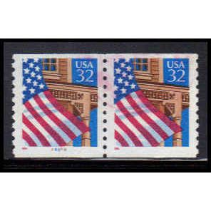 Used 2913 32c U.S. Flag Over Porch Very Fine CNP Left 66646 PA1728