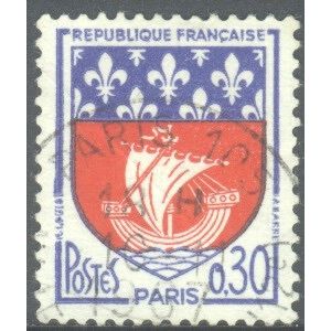 France 1960 - SG1499f - 30c "Paris" Arms - used 6