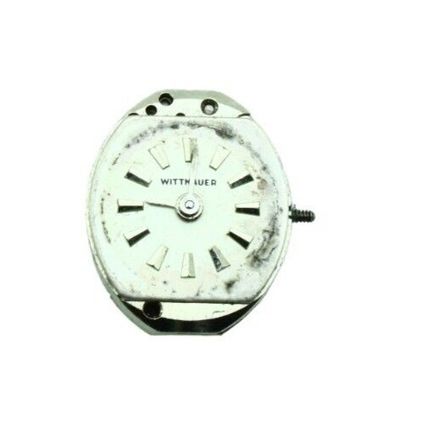 WITTNAUER 5D3 Vintage 17 J Watch Movement 5.75 x 6.75''' = 13.2 x 15.5 mm Runs