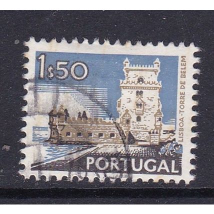 PORTUGAL 1972 BUILDINGS 1.50E VALUE USED