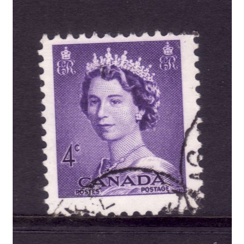 CANADA 1953 SG 453 4c VIOLET FINE USED #