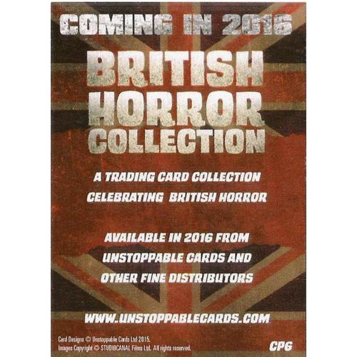 British Horror Collection Promo Trading Card CP6 - Unstoppable Cards