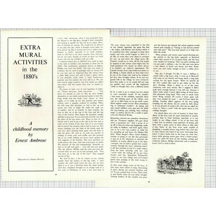 (6129) Ernest Ambrose Melford School Suffolk Johnny Phillips - 1974 Article