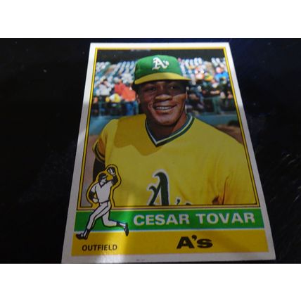 1976 Topps Card # 246 Cesar Tovar Very Good (3) Oakland Athletics