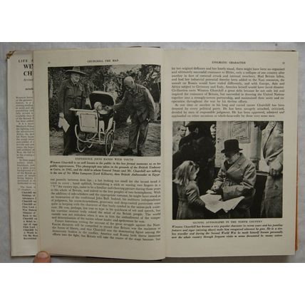 1949 Life and Times of Winston Churchill by Malcolm Thomson