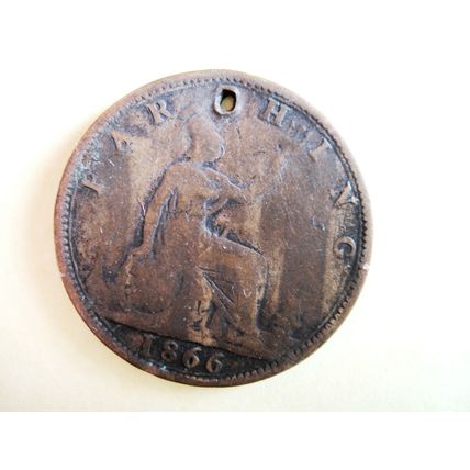 1866 Farthing ¼d 001