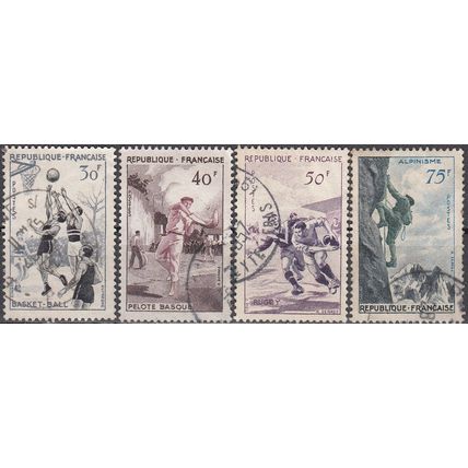 France 1956 Michel 1100 - 1103 O Cote (2008) 4.00 € Sports Cachet rond