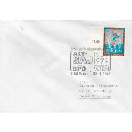 Austria 1979 ALT-SAJ in the SPO Vienna Cover VGC