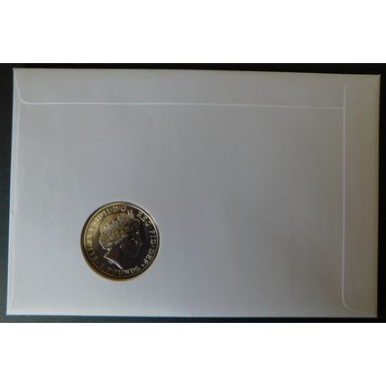 2014 - Lunar Year of the Horse £2 Silver (1 ounce) Coin Cover - BUNC