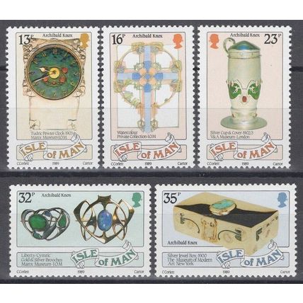 Isle of Man 384-388 Celtic Art Archibald Knox Artist ZAYIX 033022SM89M