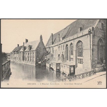 L'Hôpital Saint-Jean, Bruges, c.1910 - Neurdein Frères CPA ND16