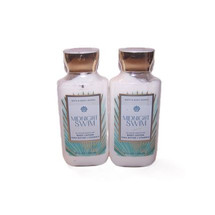 Midnight Swim Body Lotion Bath & Body Works 8 oz Lot of 2