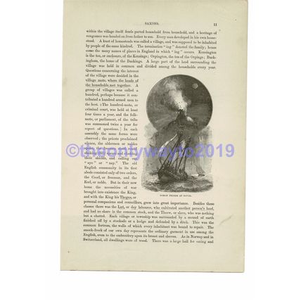 Roman Pharos, Dover, England, Book Illustration (Print), c1870