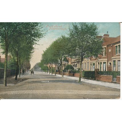PC21359 Park Road. Peterborough. Valentine. No 35102. 1909