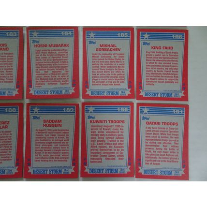 Desert Storm Trading Cards - Complete Set Series 3 - 88 Cards 1991 Topps