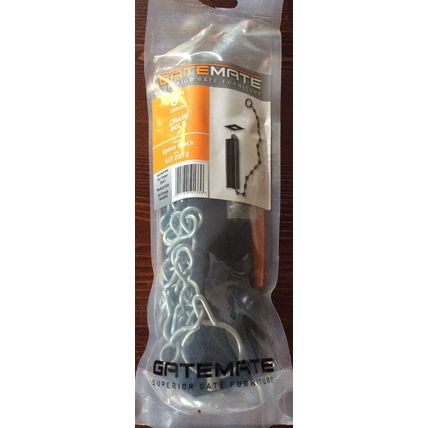 Gatemate 8" Epoxy Black Chain Bolt