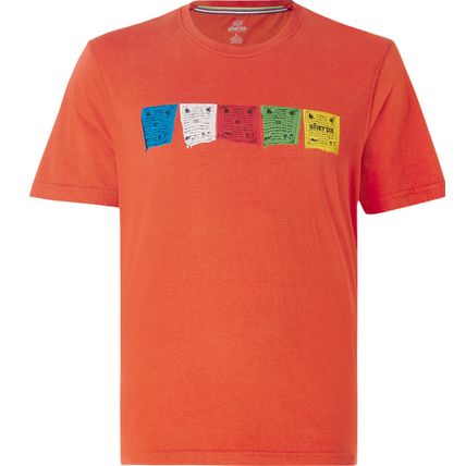 Sherpa Adventure Gear Mens Tarcho Tee Shirt Colour Chilli