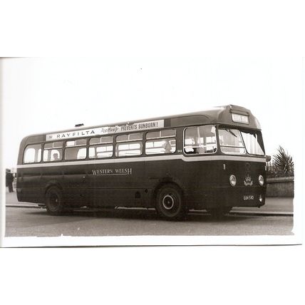 Black & White Photograph of Western Welsh Omnibus Co. Ltd. - GUH 542