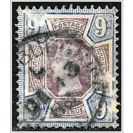 1887-1892 Queen Victoria Jubilee - 9d blue/violet (as picture) C2-4