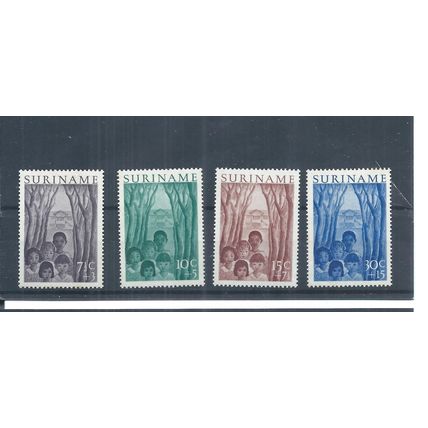 Suriname stamps. 1954 Child Welfare Fund MH SG 423 - 426 CV £32 (AP754)