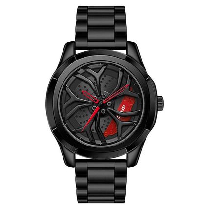 SANDA P1065 Wheel Series Casual Steel Band Quartz Watch For Men, For Men Blue Gr