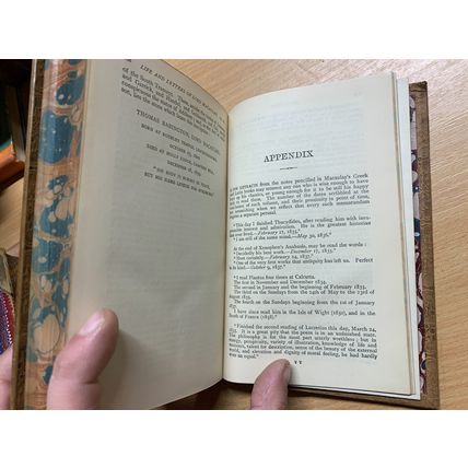 RARE* 1893 "THE LIFE & LETTERS OF LORD MACAULAY" BIOGRAPHY ANTIQUE BOOK (P4)