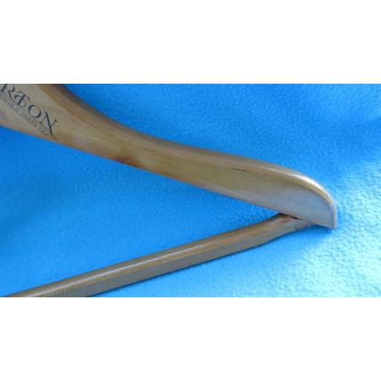 Burton The Tailor Of Taste Wigan Lancashire Vintage 1930's Wooden Coat Hanger (a