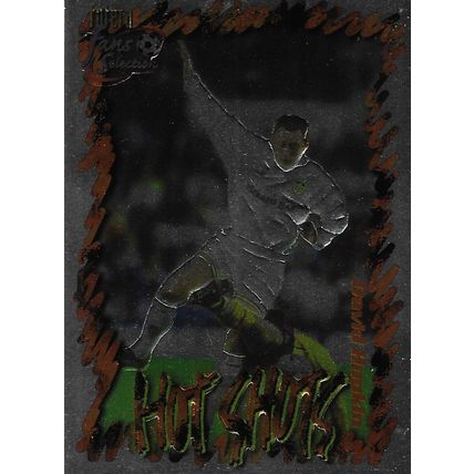 Futera's Leeds Utd 1999 Fans' Selection: Hot Shots Chrome Embossed, HS7 - Hopkin