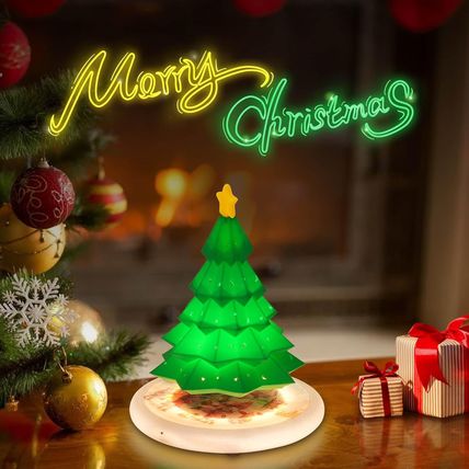 Levitating Christmas Tree Lights,6.5Inch Floating Display with Christmas Tree fo