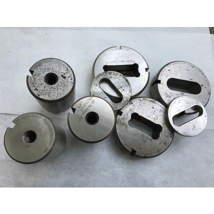 lot 3 WILSON WT .475",.640",.688" OBROUND PUNCHES & DIES set,TG