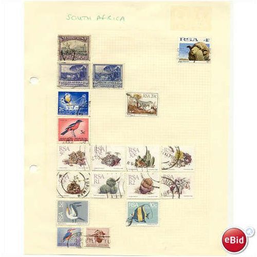 South Africa Suid Afrika RSA 19 ASSORTED STAMPS USED GC