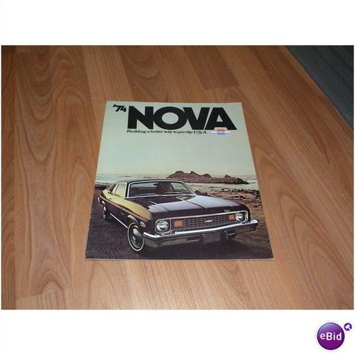 1974 Chevrolet Nova Salesroom Brochure