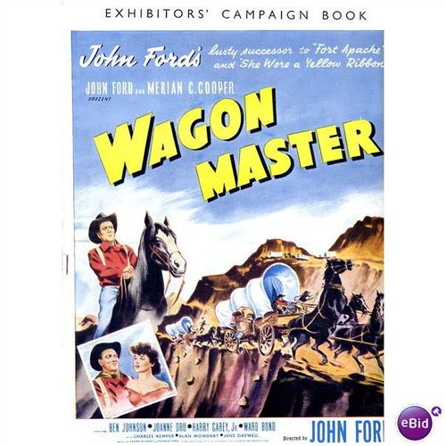 WAGON MASTER (John Ford) Ben Johnson, Joanne Dru, Harry Carey Jr 1950 Press Book