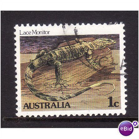 AUSTRALIA 1983 1c LACE MONITOR SG 781 FINE USED
