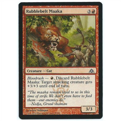 Magic the Gathering - Dragon's Maze - #38/156 - Rubblebelt Maaka