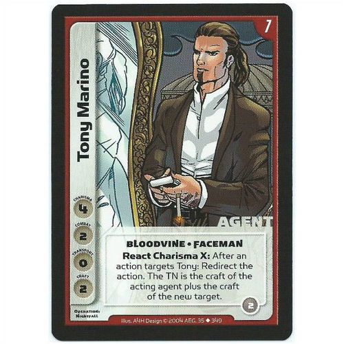 Spycraft CCG Operation Nightfall - 35/349 - Tony Marino