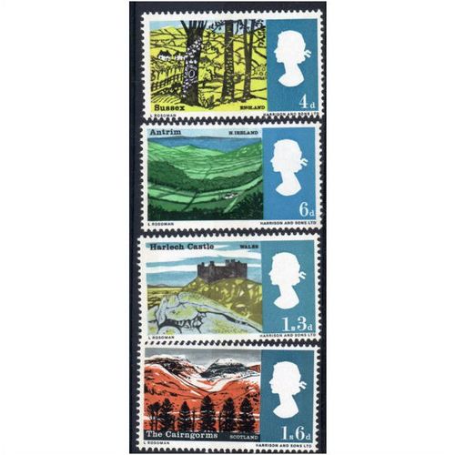 sg689p - sg692p fresh very lightly m/mint set (R1797)