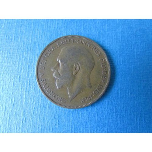 1922 GEORGE V ONE PENNY FREE POST. Y